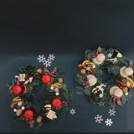 Adventní věnec přírodní - Freja Květinářství