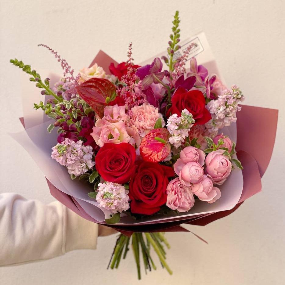 Kytice "Vášeň" - Freja Květinářství