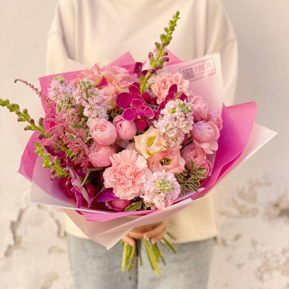 Kytice Malinová - Freja Květinářství