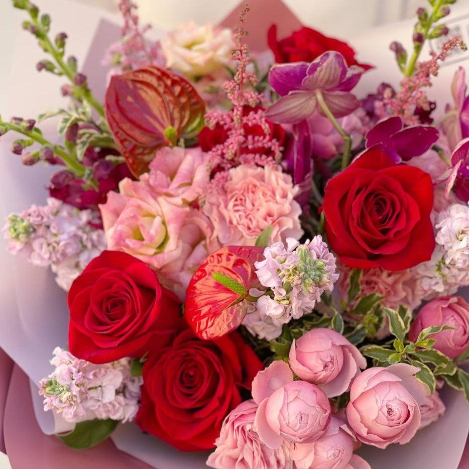 Kytice "Vášeň" - Freja Květinářství