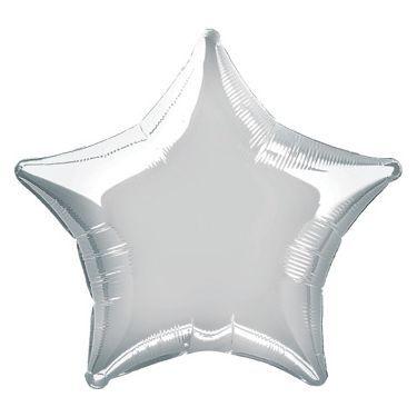 Balónek hvězda stříbrná - Freja Květinářství