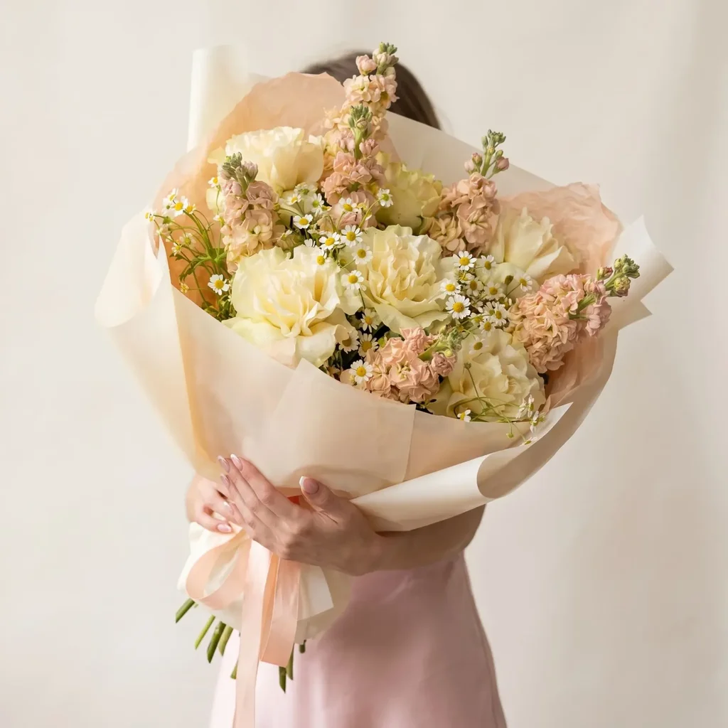 Bouquet "Peach Garden" (S)